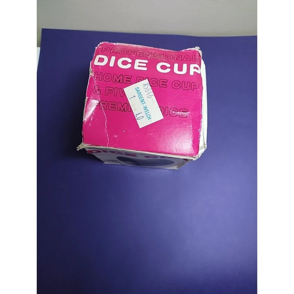 Vintage Professional Dice Cup Taiwan UNUSED